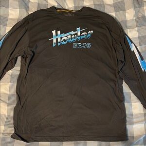 Howler Brothers Black Long Sleeve Tee with Graphic Design